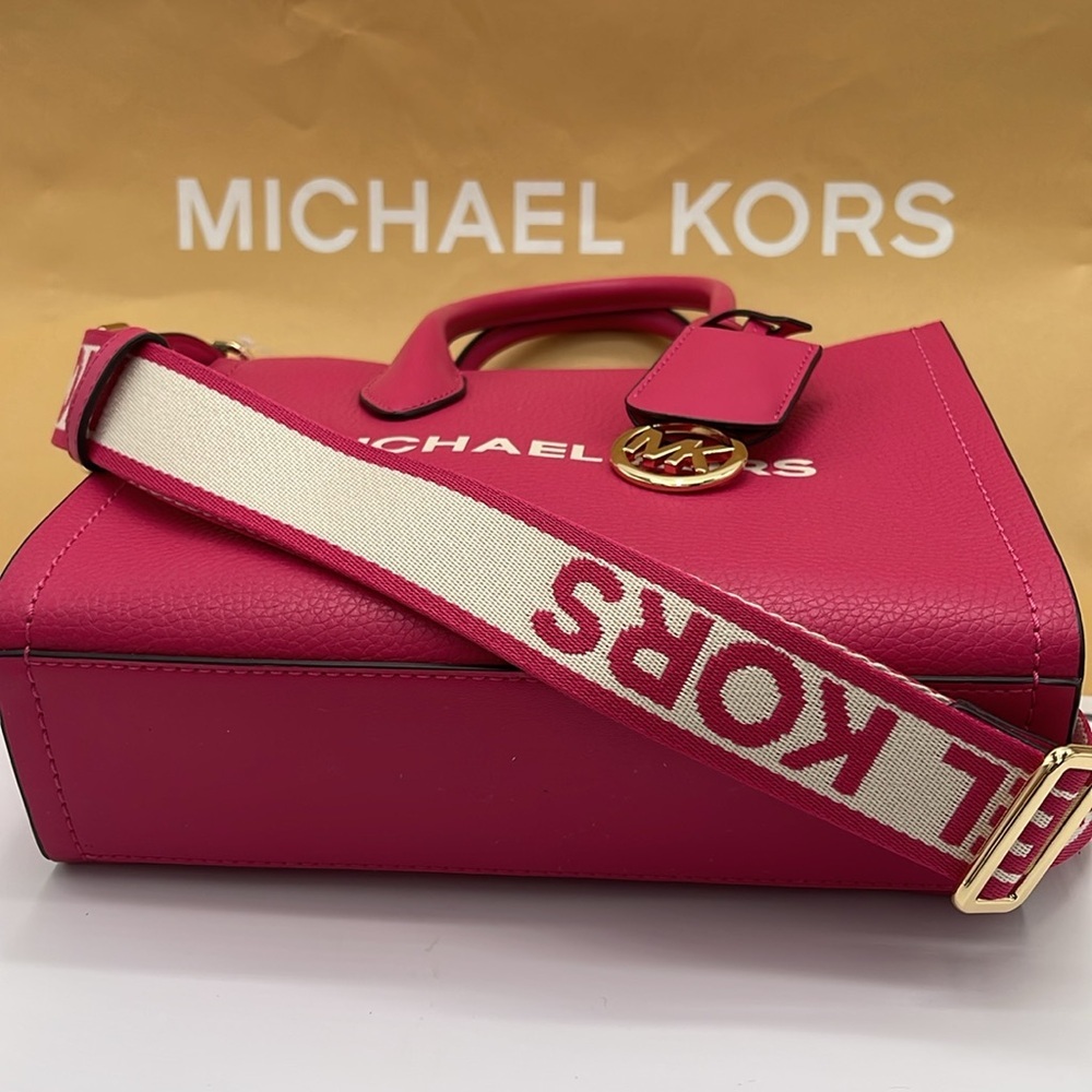 MICHAEL KORS
Mirella Sm Pebbled Leather Crossbody Bag Tote
Electric Pink
NWT - Picture 7 of 16